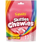 Skittles Chewies Vegan Sweets Fruit Pouch Bag 137g