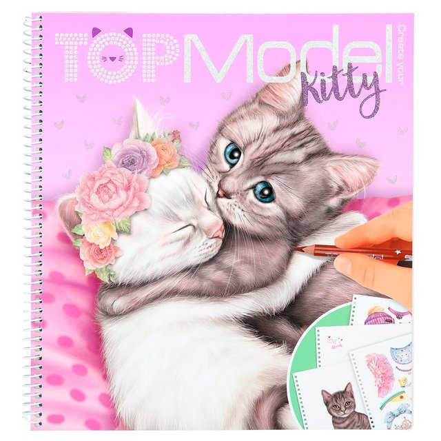 Create Your Topmodel Kitty Colouring Book 