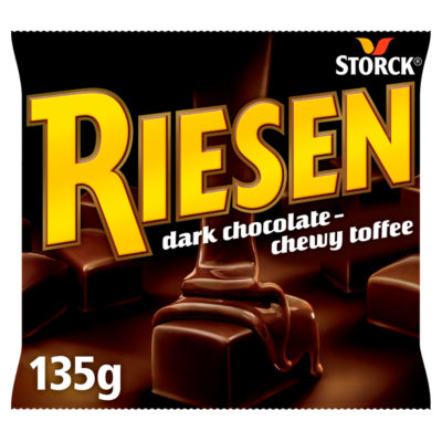 Riesen Dark Chocolate Chewy Toffee 135g