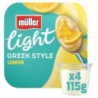 Müller Light Greek Style Luscious Lemon Yogurt 4x115g