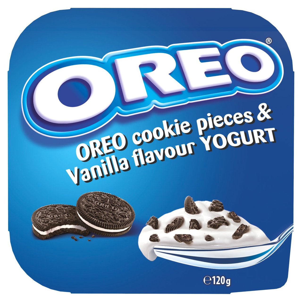 Oreo Vanilla Flavoured Yogurt with Oreo Cookie Pieces