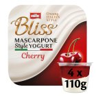 Muller Bliss Mascarpone Style Cherry Yogurts