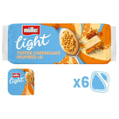 Muller Light Crunch Toffee Flavour Yogurt & Biscuit Crumble