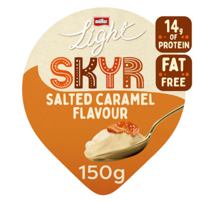 Muller Light Skyr Icelandic Style Salted Caramel Flavour Yogurt