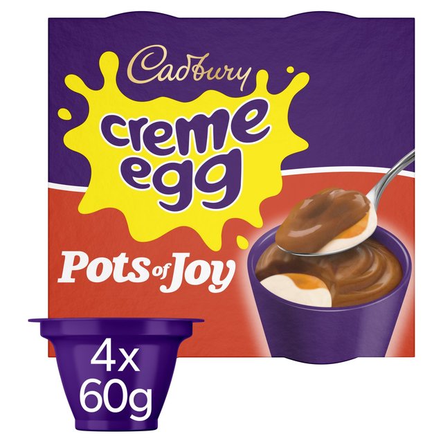 Cadbury Dairy Milk Pots of Joy Limited Edition Dessert  4 x 60g