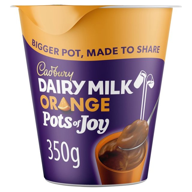 Cadbury Dairy Milk Pots of Joy Chocolate Orange 350g