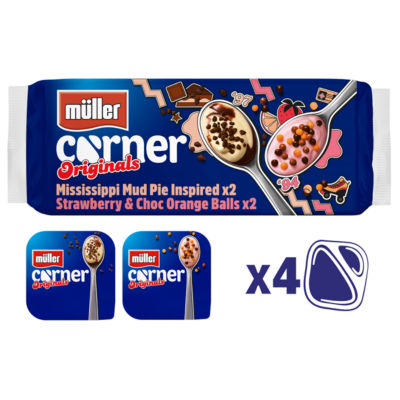 Muller Corner Originals 4 x 124g (496g)