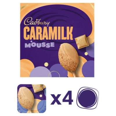 Cadbury Caramilk Mousse 4x45g