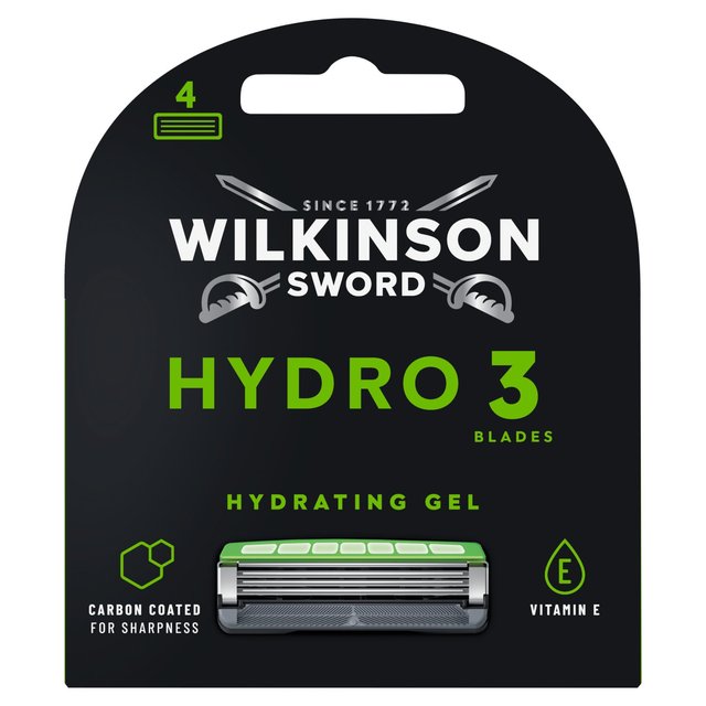 Wilkinson Sword Hydro 3 Skin Protection Razor Blades 4 per pack