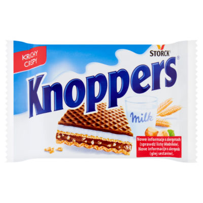 Storck Knoppers Milk and Nut Wafers