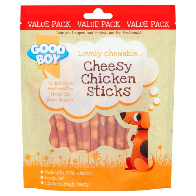 Good Boy Cheesy Chicken Sticks  185g