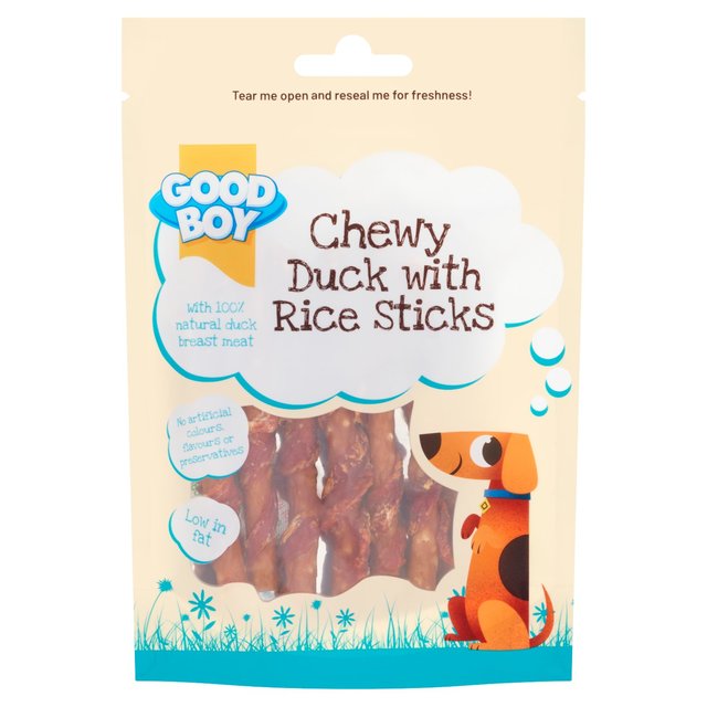 Good Boy Duck And Rice Sticks Dog Treats 60g