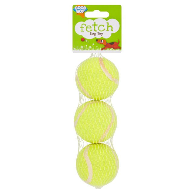 Good Boy Fetch Tennis Ball  3 per pack