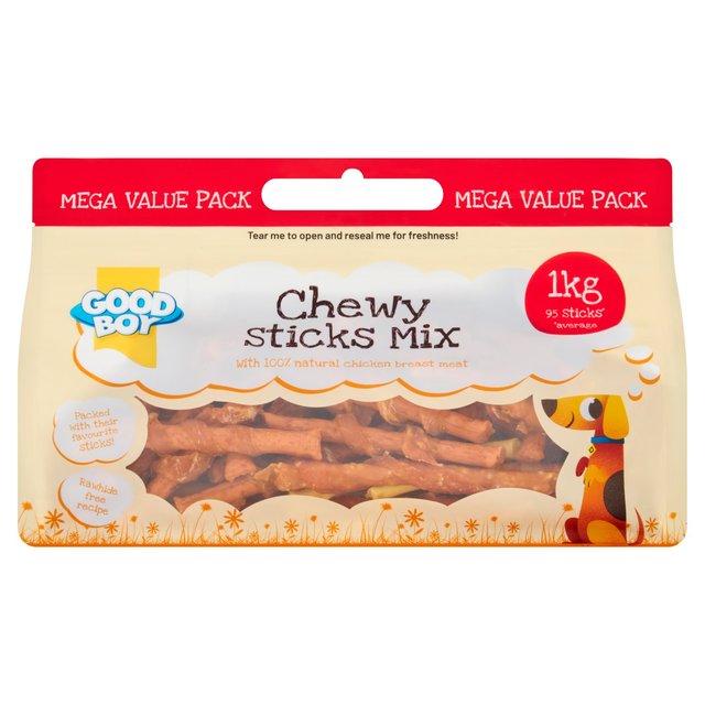 Good Boy Chewy Sticks Mix Mega Value Pack  1kg