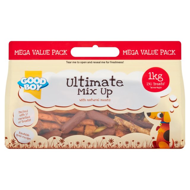 Good Boy Rawhide Free Ultimate Mix Up Mega Value Pack  1kg