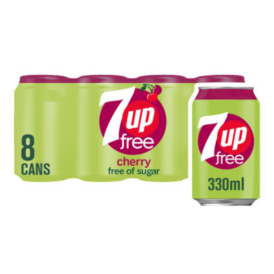 7UP Free Cherry Can