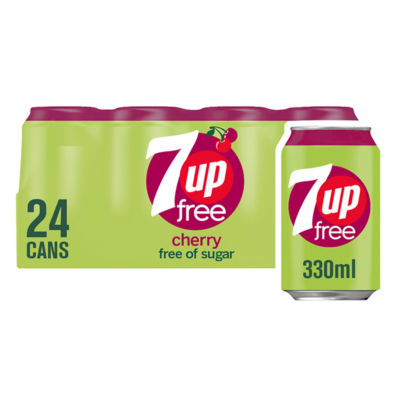 7UP Free Cherry Cans