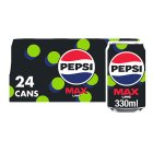 Pepsi Max Lime No Sugar Cola Can 24x330ml