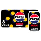 Pepsi Max Mango 8 x 330ml