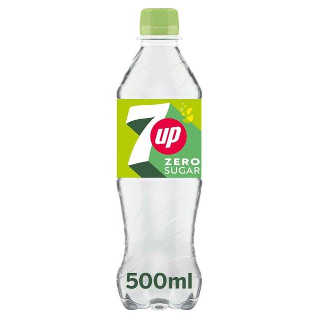 7UP Zero Sugar Lemon & Lime Bottle 500ml - HelloSupermarket