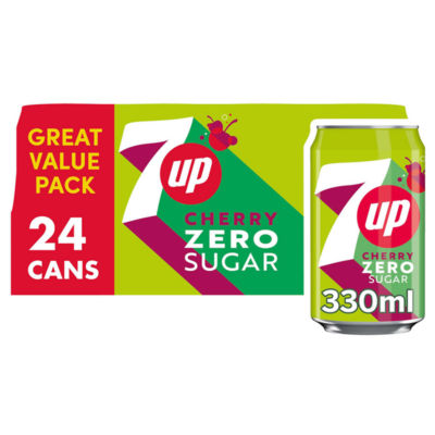 7UP Cherry Zero Sugar 24 Cans