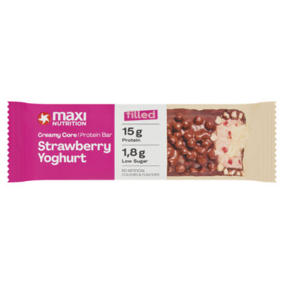 MaxiNutrition Creamy Core Protein Bar Strawberry Yoghurt