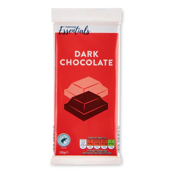 Everyday Essentials Dark Chocolate 100g