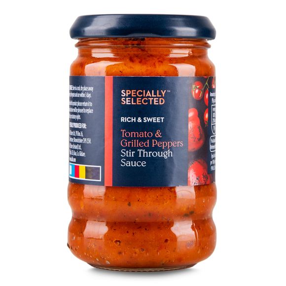 Specially Selected Tomato & Grilled Peppers Stir Through Sauce 190g