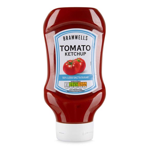 Bramwells Tomato Ketchup 50% Less Salt & Sugar 535g