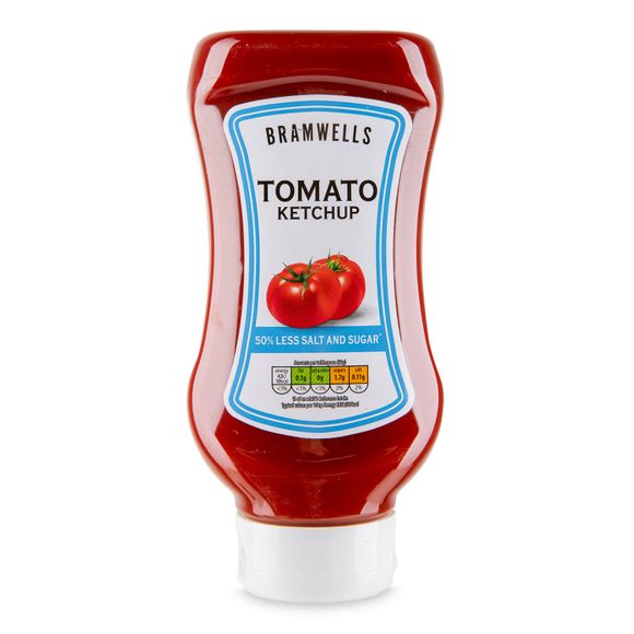 Bramwells Reduced Sugar & Salt Tomato Ketchup 530g