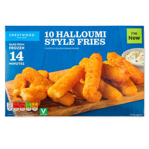 Crestwood Halloumi-style Fries 170g/10 Pack