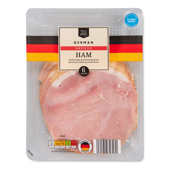 The Deli German Smoked Sliced Ham 6x20g