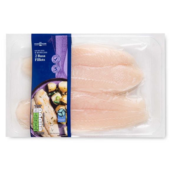 The Fishmonger Basa Fillets 250g/2 Pack