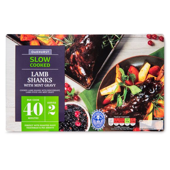 Oakhurst Lamb Shanks With Mint Gravy 700g