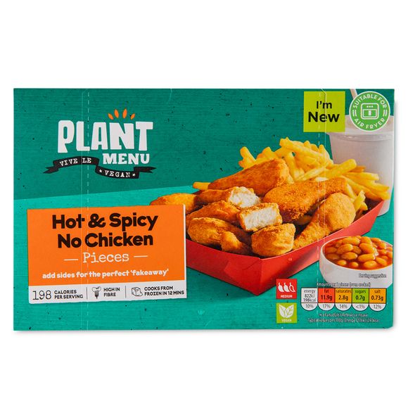 Plant Menu Hot & Spicy No Chicken Pieces 280g