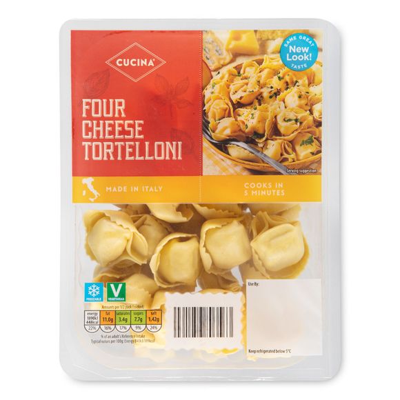 Cucina Four Cheese Tortelloni Pasta 300g