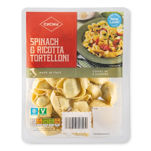 Cucina Spinach & Ricotta Tortelloni 300g