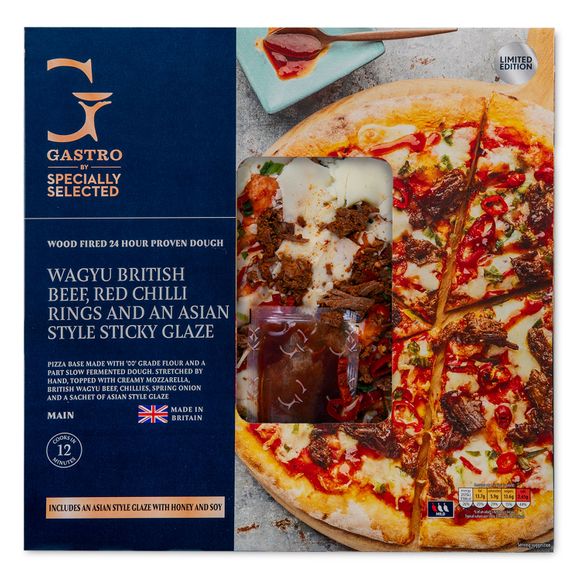 Specially Selected Gastro Wagyu Steak Pizza 478g