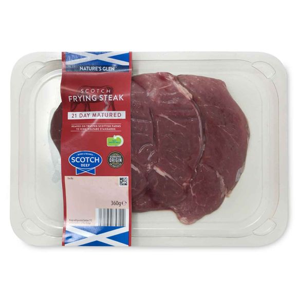 Nature's Glen 21 Day Matured Scotch Frying Steak 360g