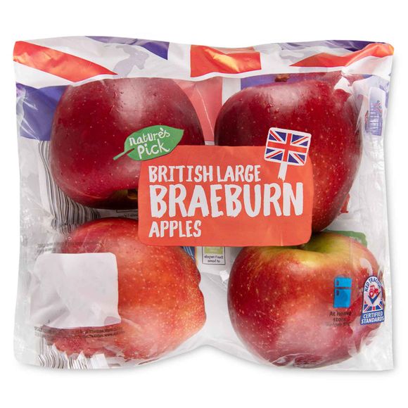 Nature's Pick Braeburn Apples 4 Pack