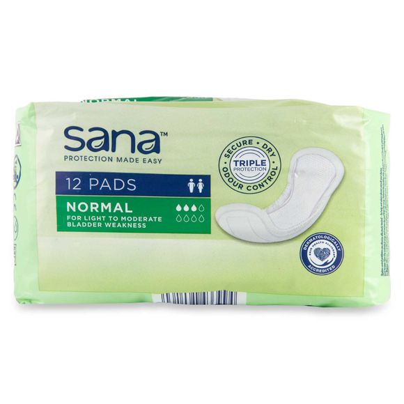 Sana Normal For Light To Moderate Bladder Weakness 12 Pack