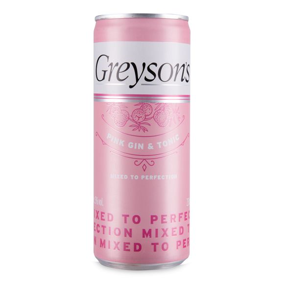 Greyson's Pink Gin & Tonic 250ml