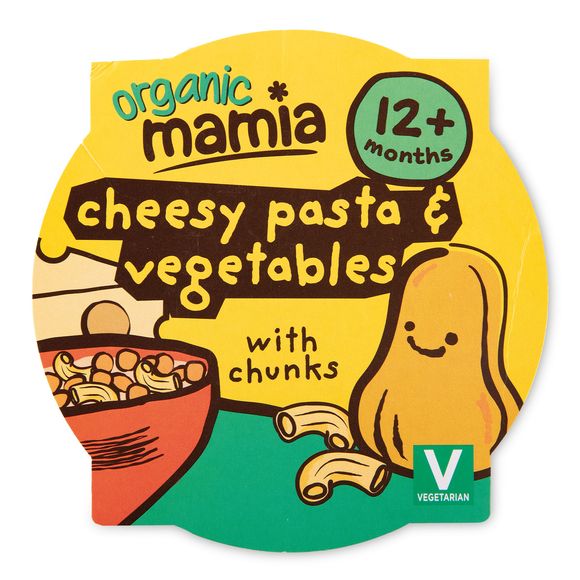 Mamia Organic Cheesy Pasta & Vegetables 200g