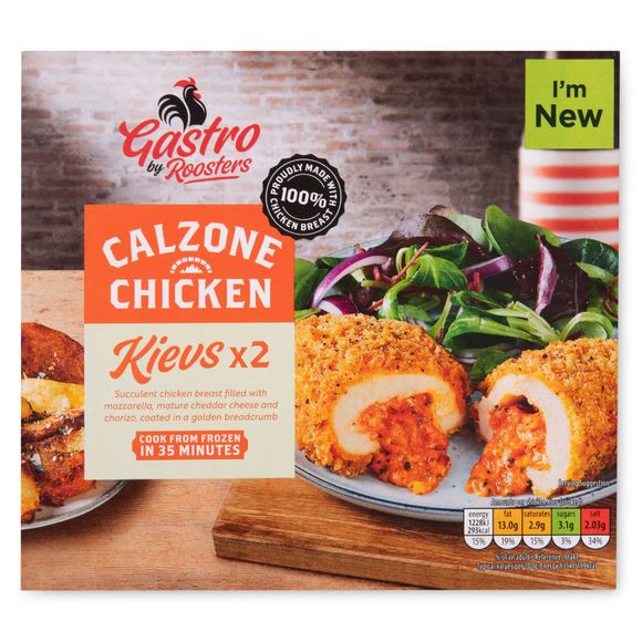 Roosters Gastro Calzone Chicken Kievs 320g/2 Pack