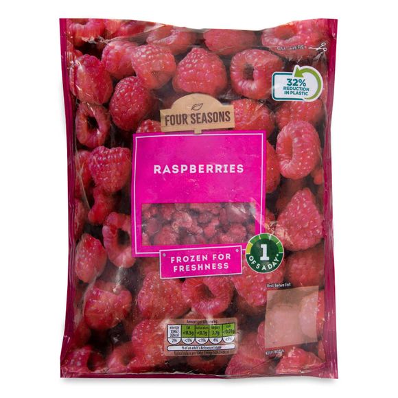 Four Seasons Frozen Raspberries 350g