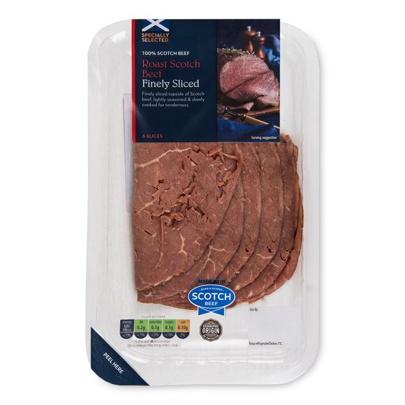 Specially Selected Scotch Roast Beef Finely Sliced 90g