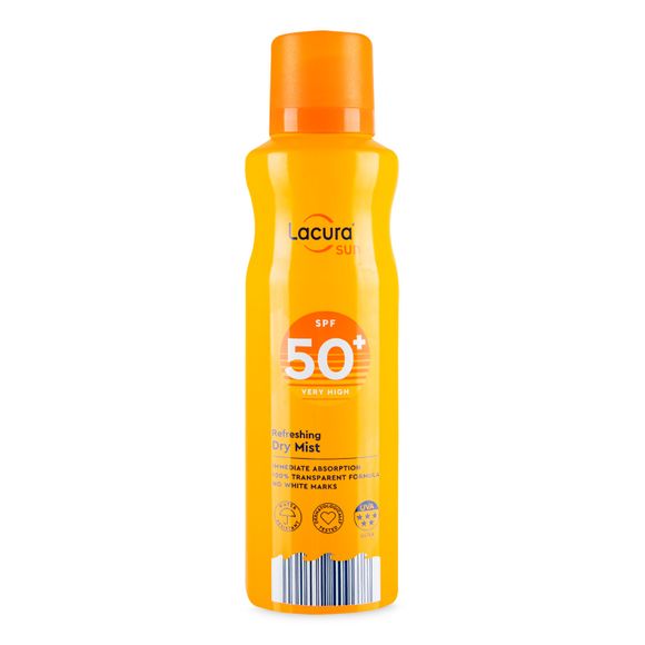 Lacura SPF 50+ Refreshing Dry Mist 200ml