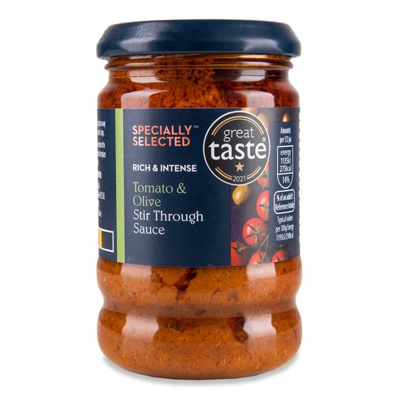 Specially Selected Tomato & Olive Stir Through Pasta Sauce 190g