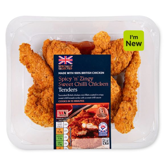 Specially Selected Spicy ‘N' Zingy Sweet Chilli Chicken Tenders 350g