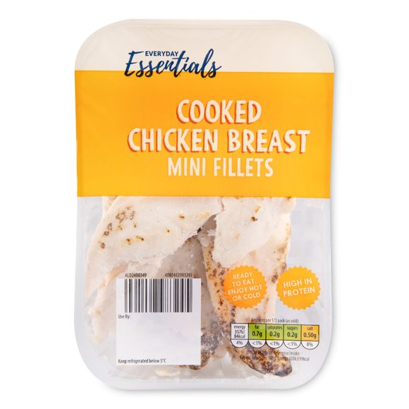 Everyday Essentials Cooked Chicken Breast Mini Fillets 170g